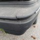 Finding new bumpers is difficult. I am thinking of gluing these back together, sanding, and Plastidip to try to make it look better.